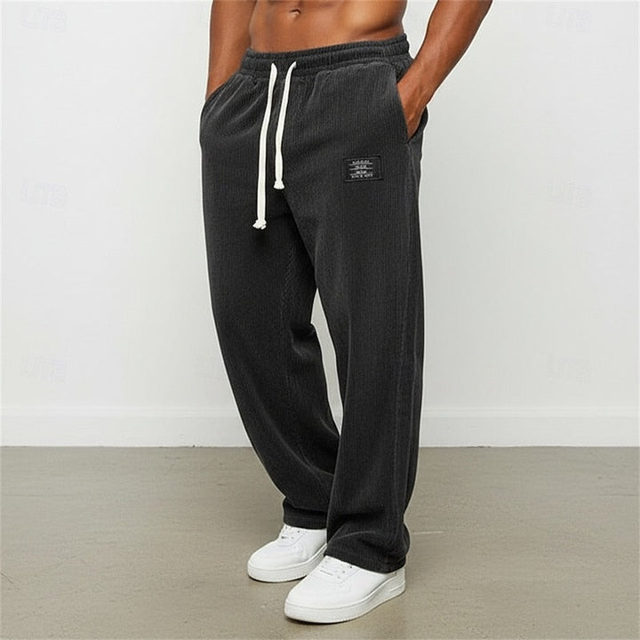 Relaxed Straight-Leg Pants