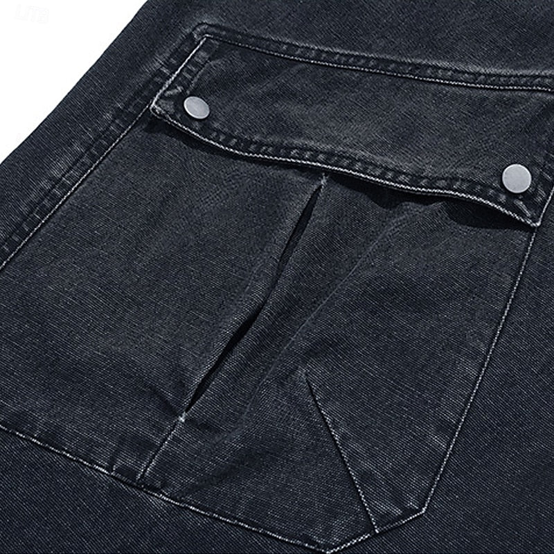 Relaxed Wide-Leg Cargo Pants