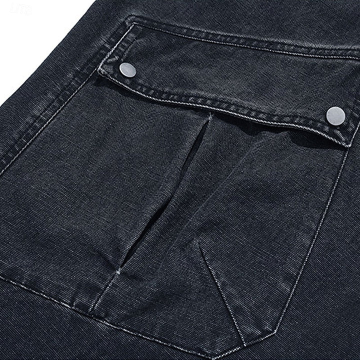 Relaxed Wide-Leg Cargo Pants