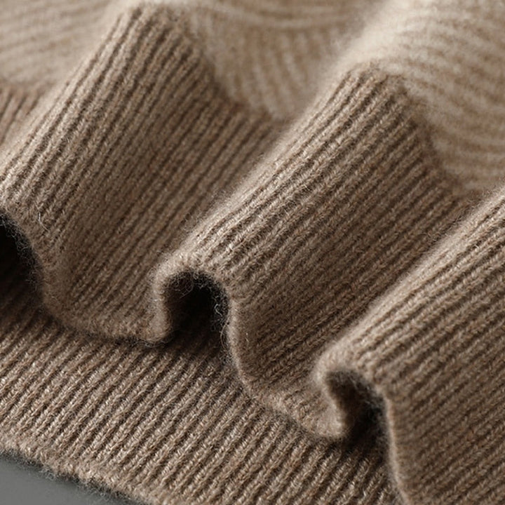 Textured Crew Neck Sweater