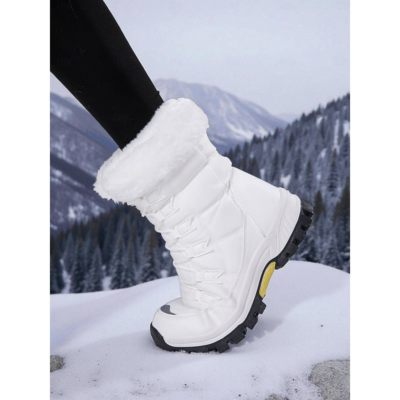 Cozy Lace-Up Winter Boots
