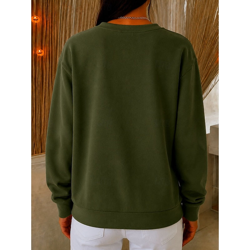 Cozy Halloween Graphic Sweatshirt