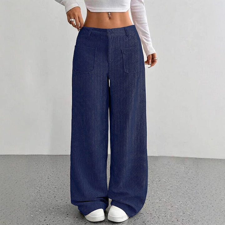 Wide-Leg High-Waist Pants