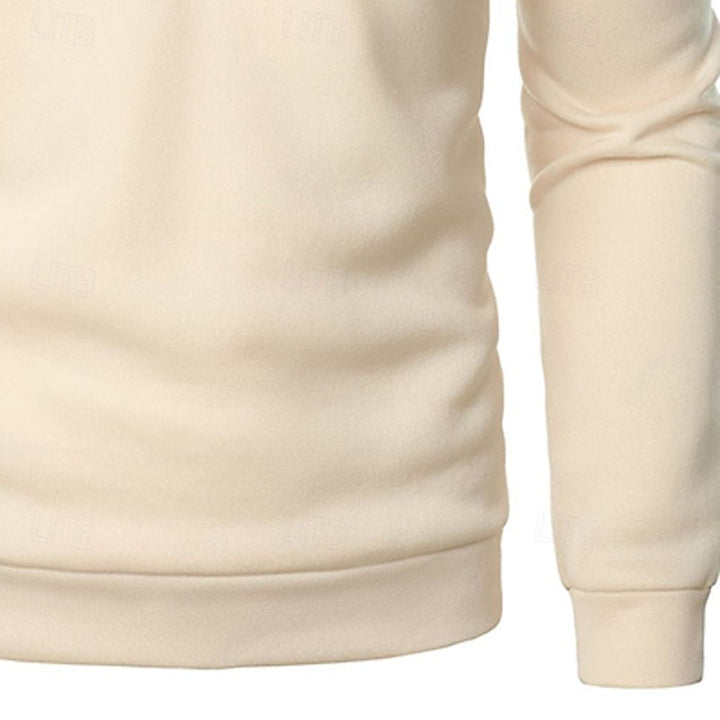 Quarter-Zip Stand-Collar Pullover