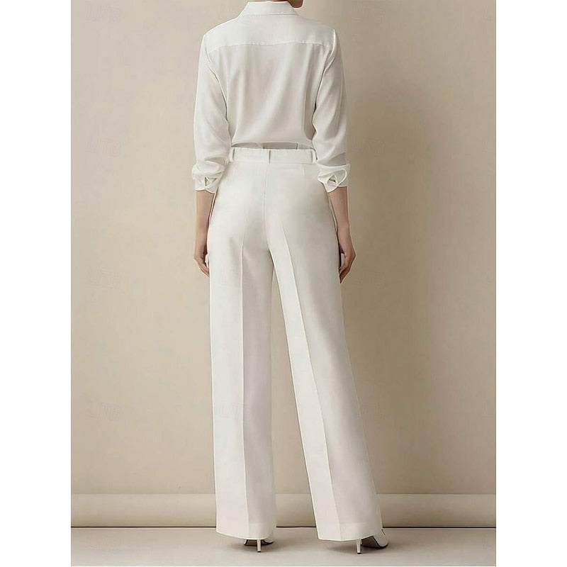 High-Waist Tailored Pants