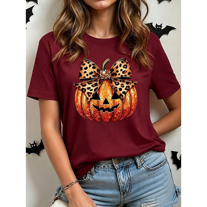 Halloween Graphic Crew Neck T-Shirt
