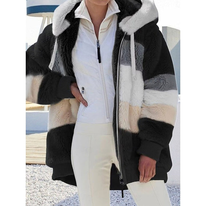 Cozy Hooded Zip-Up Jacket