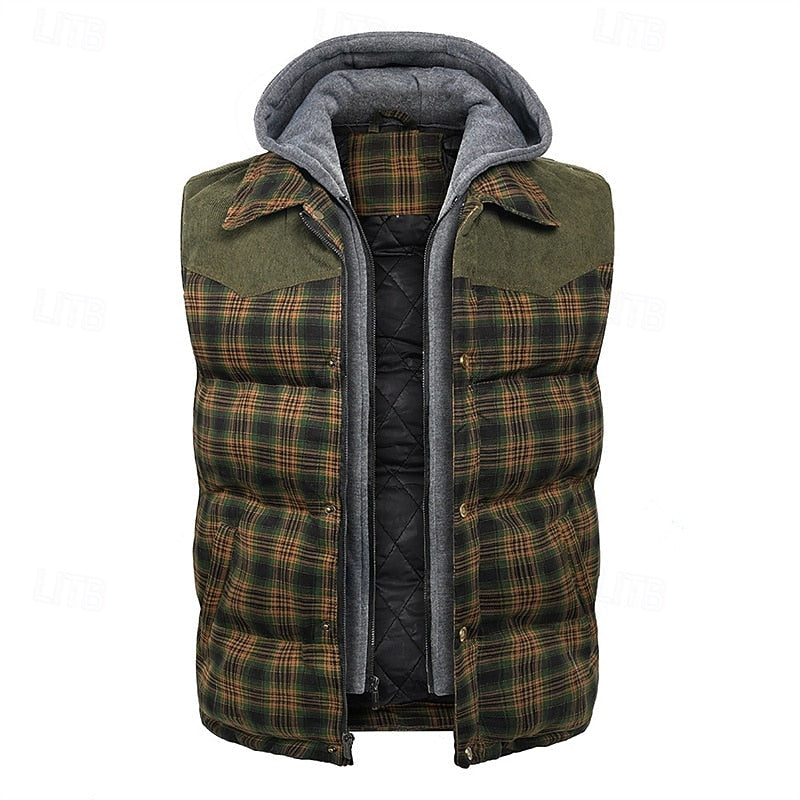 Hooded Quilted Vest