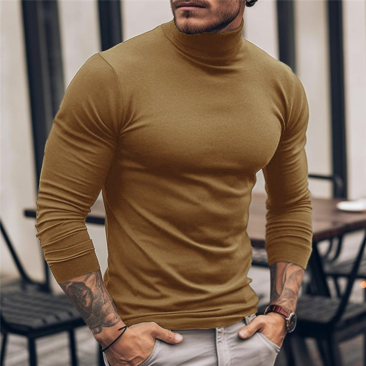 Refined Long-Sleeve Turtleneck