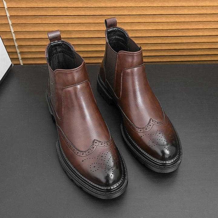 Wingtip Chelsea Boots