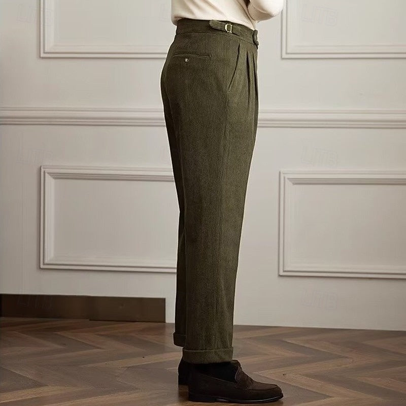 Pleated Gurkha Pants
