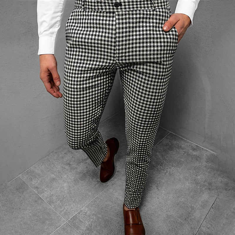 Tailored Check Pants