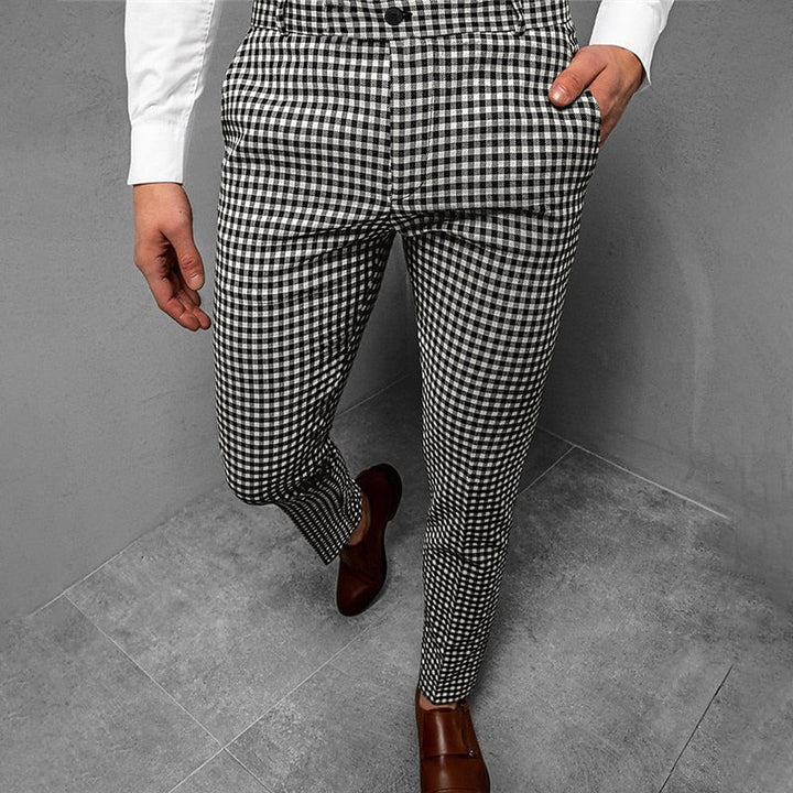 Tailored Check Pants