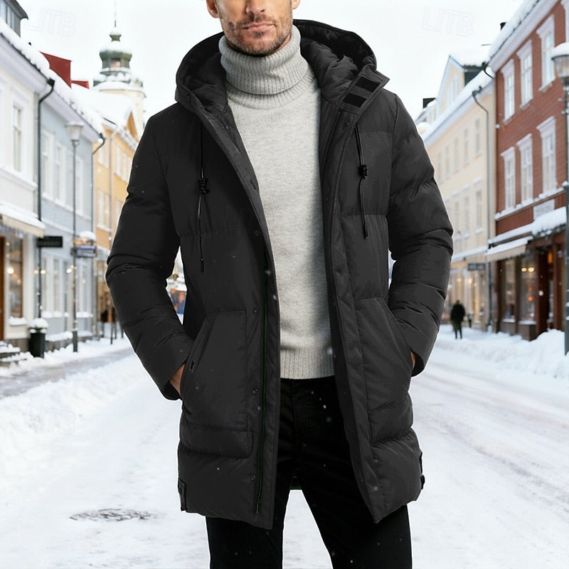 Hooded Longline Winter Coat