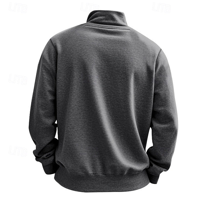 Refined Quarter-Zip Sweatshirt