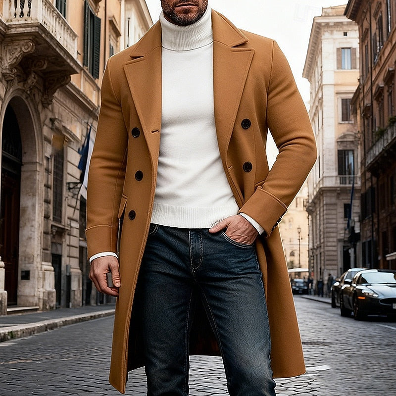 Refined Long Overcoat