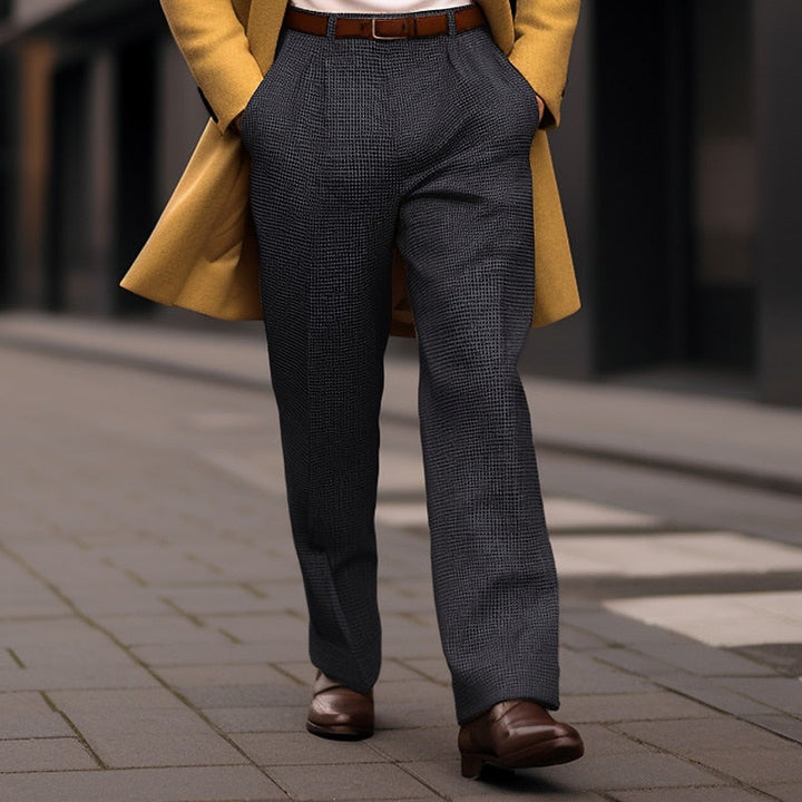 Tailored Straight-Leg Pants