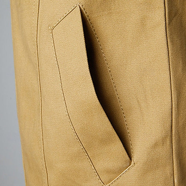 Rugged Stand-Collar Field Jacket