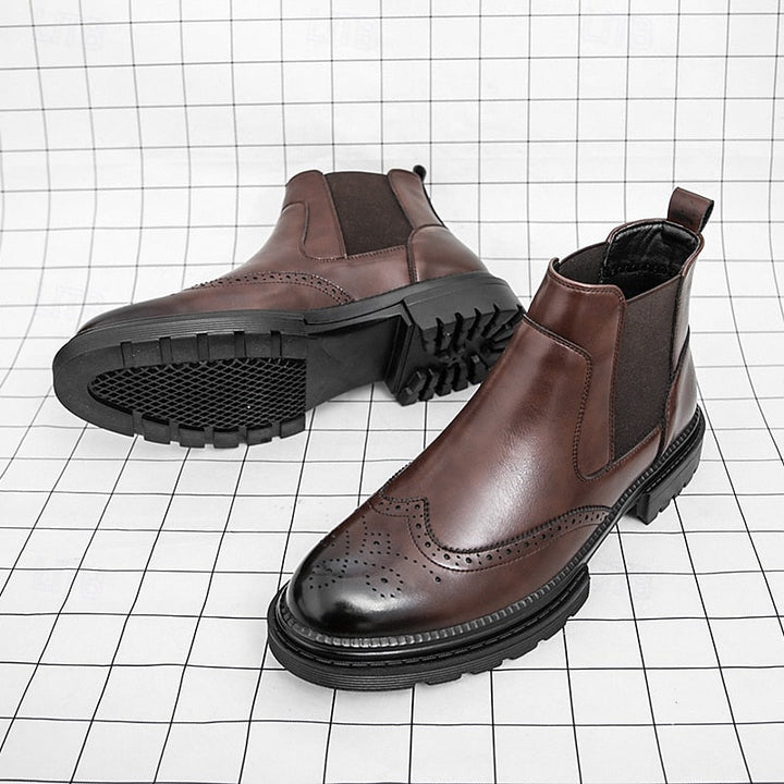 Wingtip Chelsea Boots