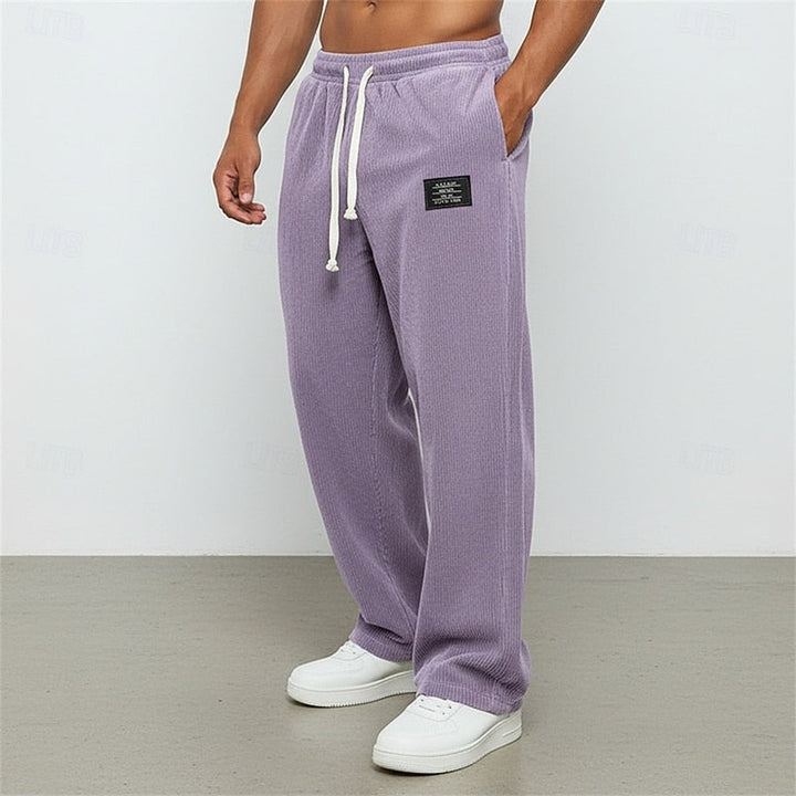 Relaxed Straight-Leg Pants