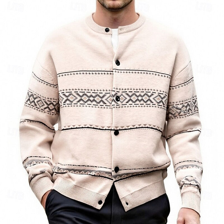 Christmas Patterned Cardigan