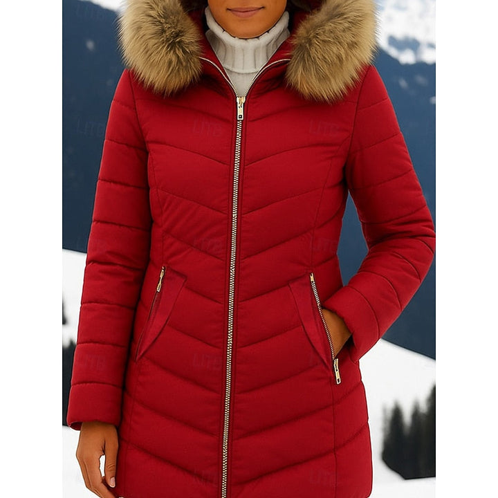 Hooded Quilted Winter Parka