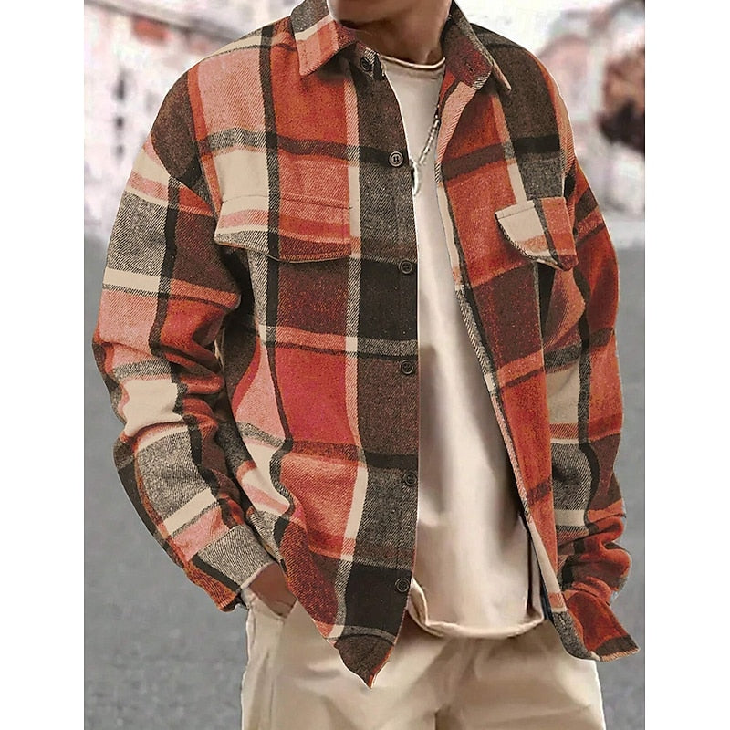 Rugged Plaid Overshirt