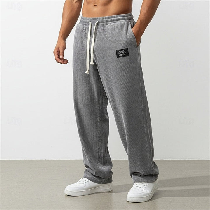 Relaxed Straight-Leg Pants