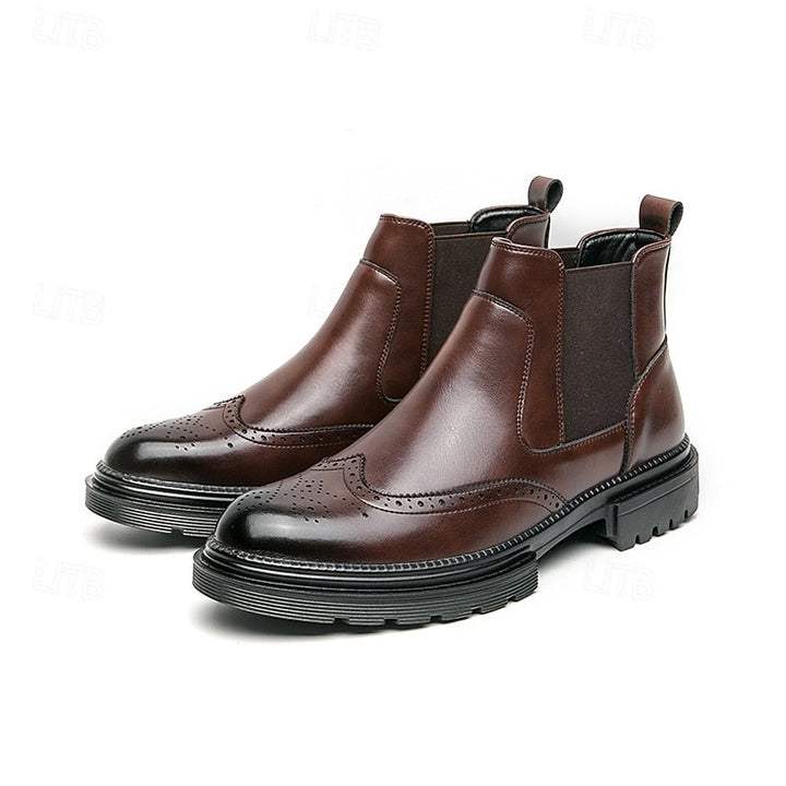Wingtip Chelsea Boots