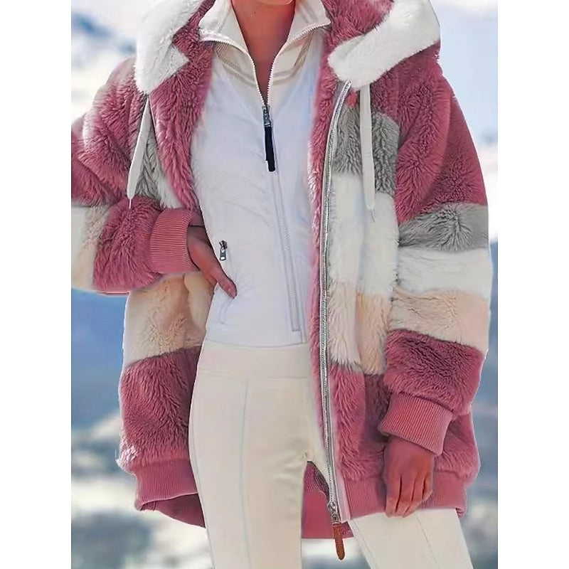 Cozy Hooded Zip-Up Jacket