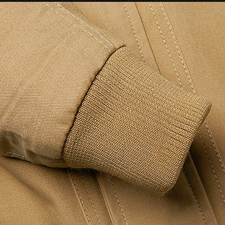 Rugged Stand-Collar Field Jacket