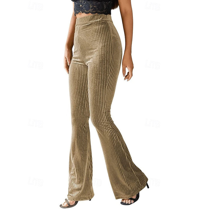 High-Waist Flared Pants