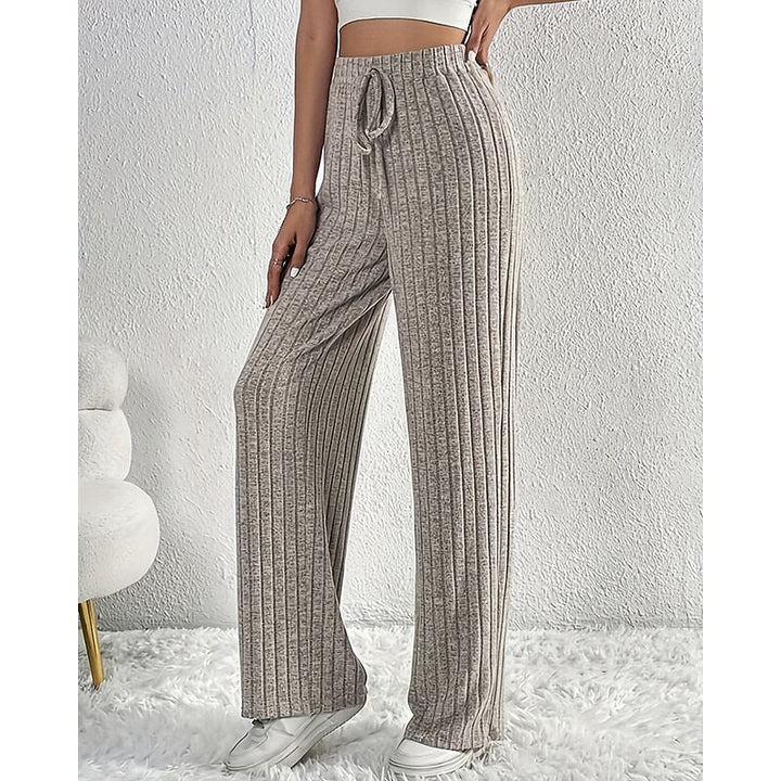 Wide-Leg High-Waist Pants