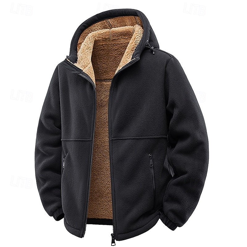 Cozy Hooded Full-Zip Jacket