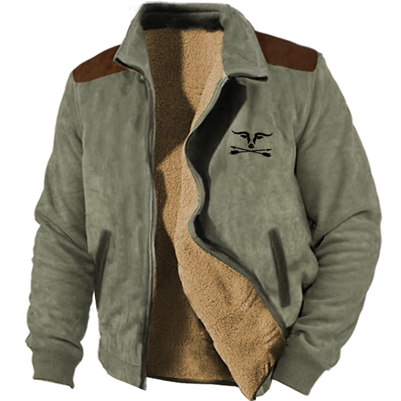 Fleece-Lined Zip Jacket
