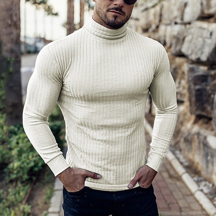 Refined Ribbed Turtleneck