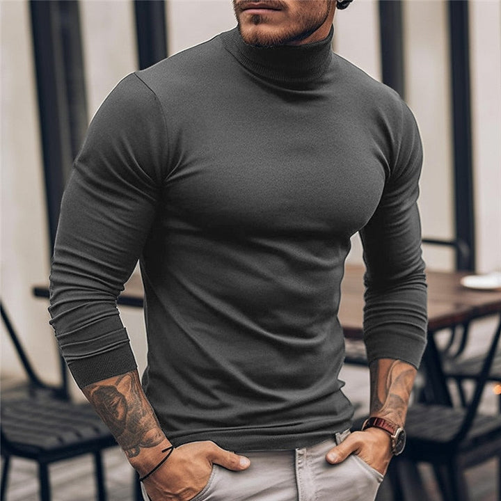 Refined Long-Sleeve Turtleneck
