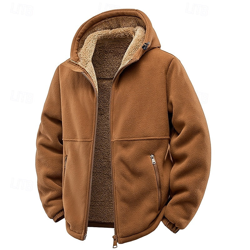 Cozy Hooded Full-Zip Jacket