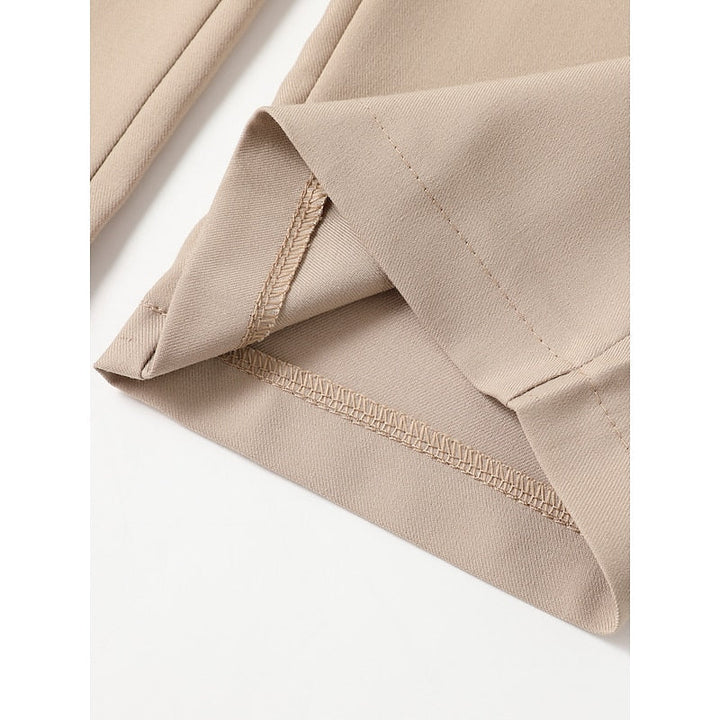 Tailored Straight-Leg Pants