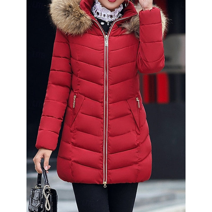 Hooded Quilted Winter Parka