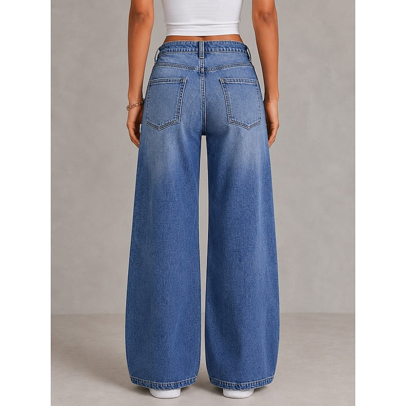 Relaxed Wide-Leg Jeans