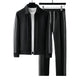 Men’s Athletic Tracksuit Set with Side Stripe