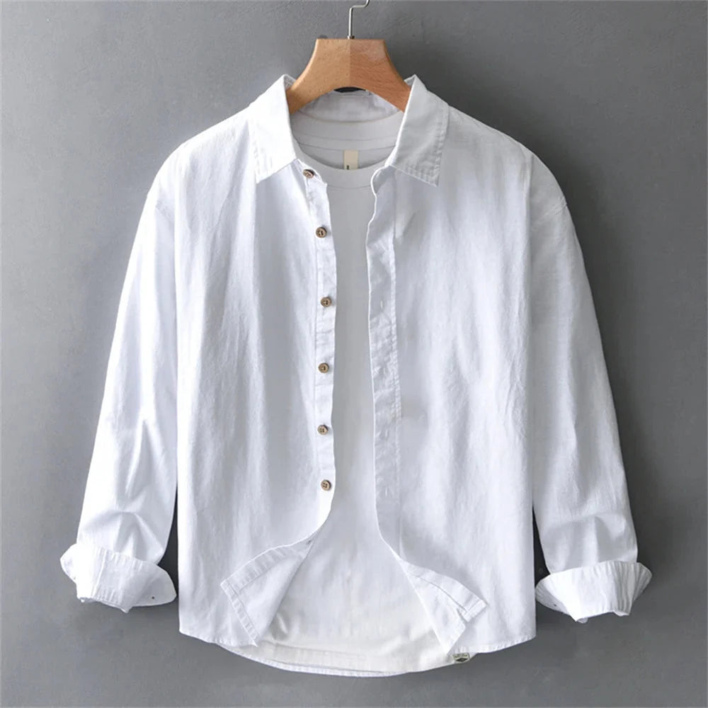 Men’s Long Sleeve Button-Up Overshirt
