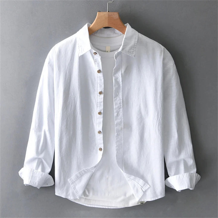 Men’s Long Sleeve Button-Up Overshirt