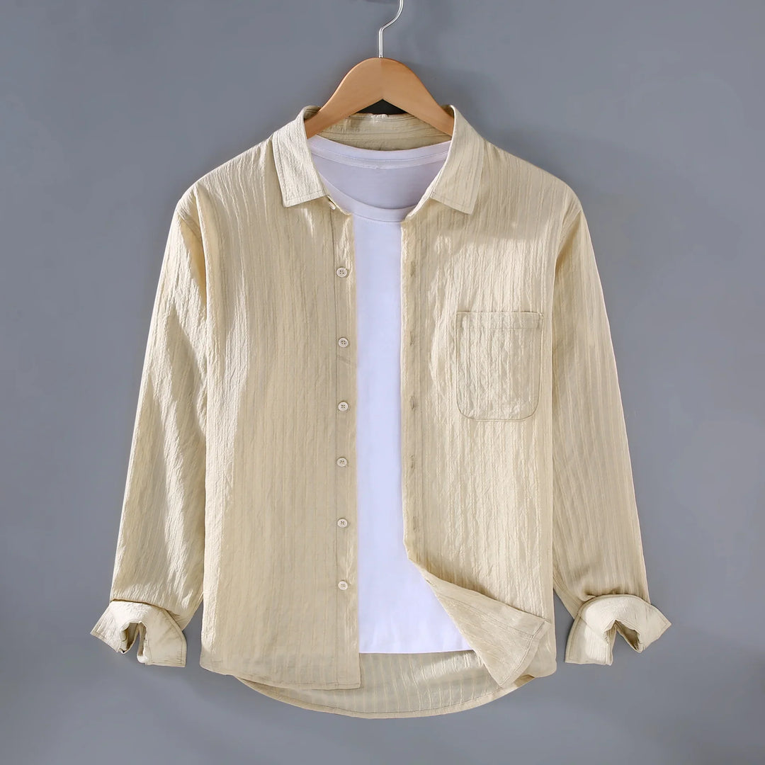 Men’s Long Sleeve Button-Up Shirt