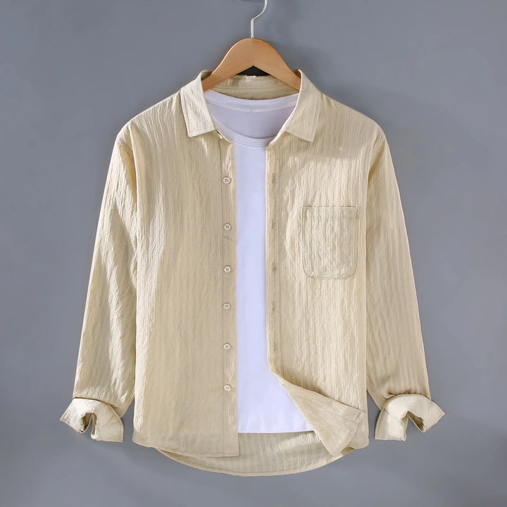 Men’s Long Sleeve Button-Up Shirt