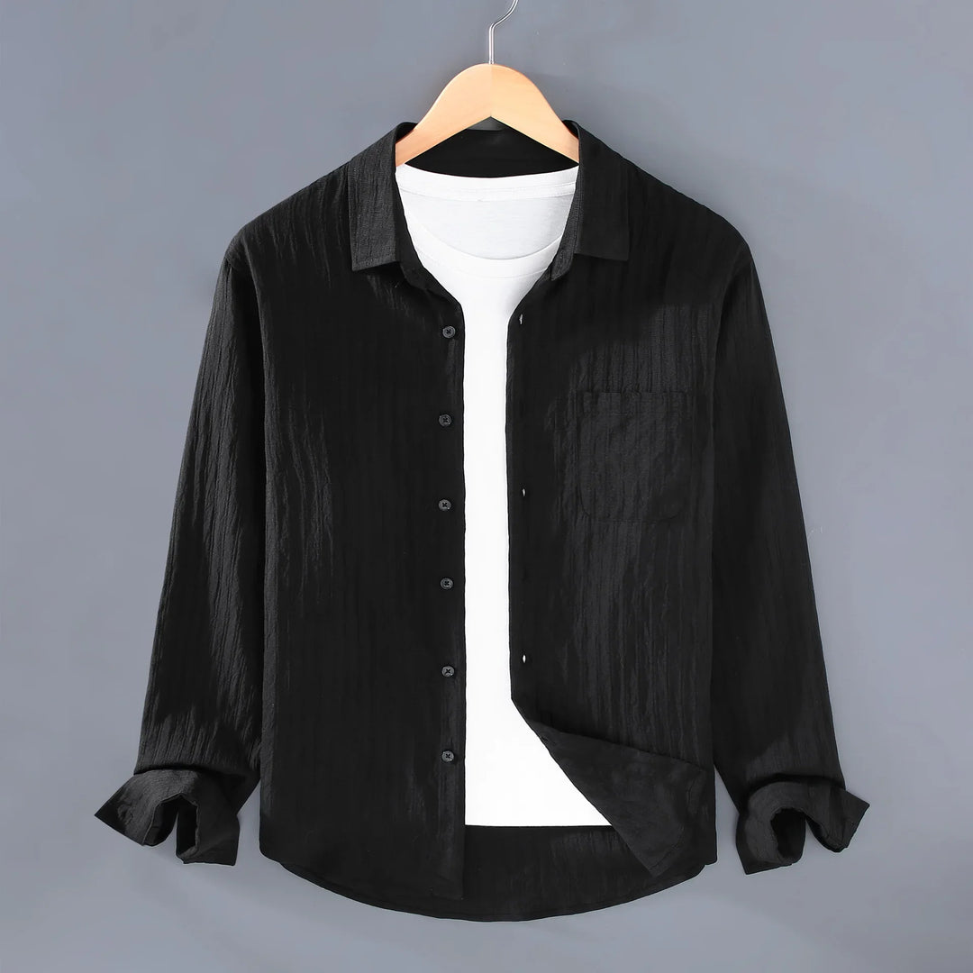 Men’s Long Sleeve Button-Up Shirt