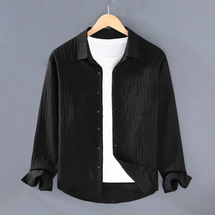 Men’s Long Sleeve Button-Up Shirt