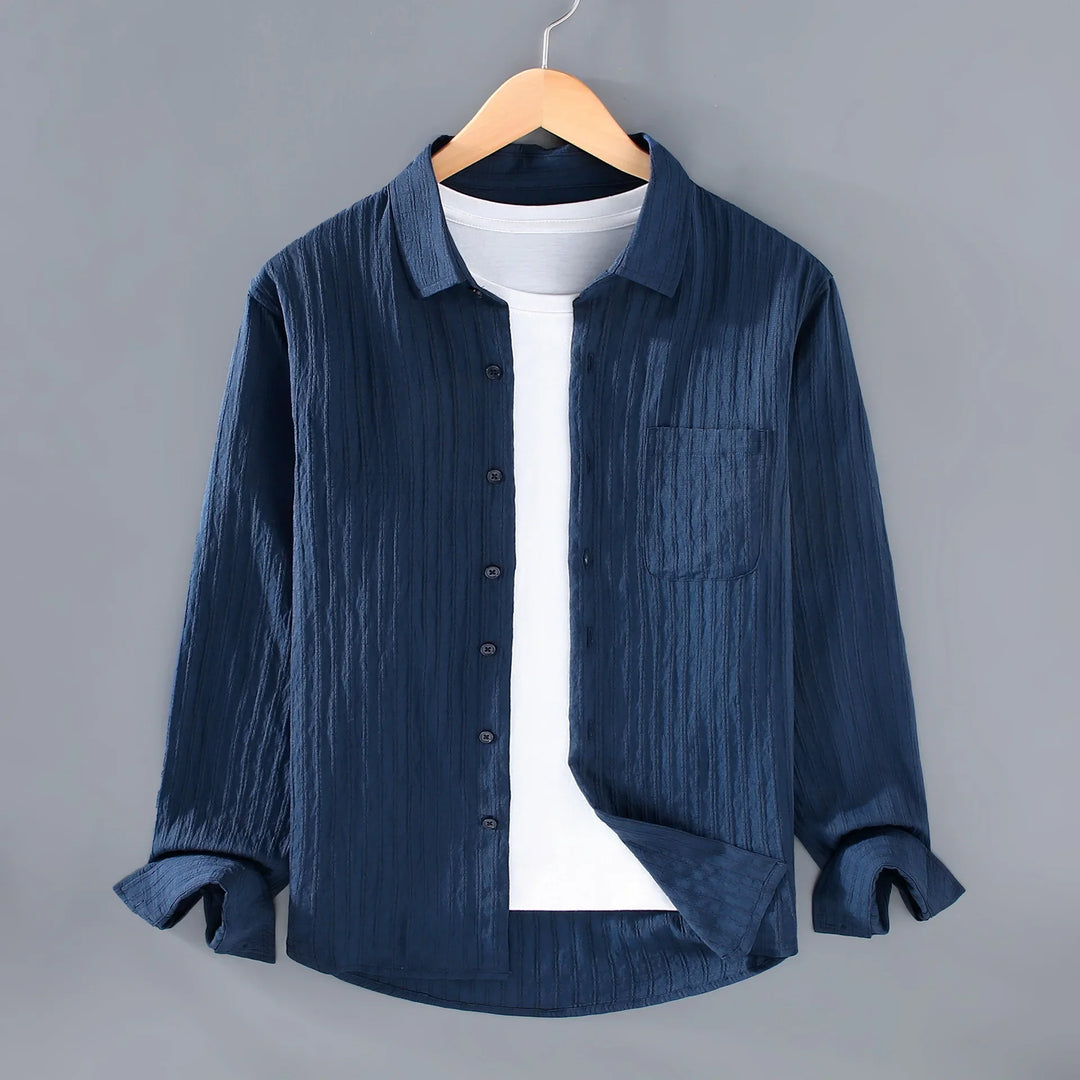 Men’s Long Sleeve Button-Up Shirt