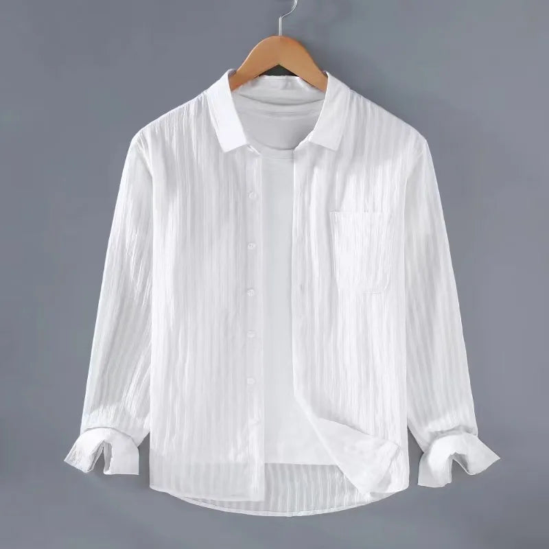 Men’s Long Sleeve Button-Up Shirt